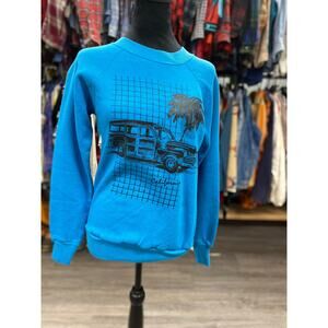 Vintage Velva Sheen California Crew Neck Size Small